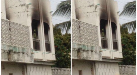 Gambie : Le siège du parti de Yaya Jammeh incendié Gambie : Le siège du parti de Yaya Jammeh incendié