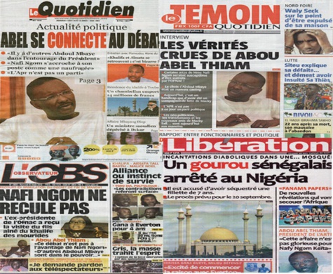 Affaire de l'inteview de Abou Abel Thiam : "Le Quotidien" rejette la sanction du Cored et se défoule sur les juges du Tribunal