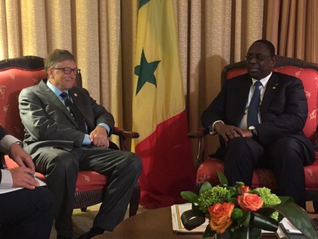 Audience du President Macky Sall avec Monsieur Bill Gates à Montreal