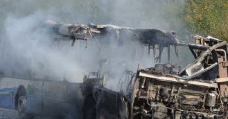 Urgent - Corniche de Dakar : Un bus de transport d'élèves prend feu