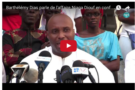 Conférence de presse : Barthélémy Dias se prononce sur l'affaire Ndiaga Diouf (Français) Conférence de presse : Barthélémy Dias se prononce sur l'affaire Ndiaga Diouf (Français)