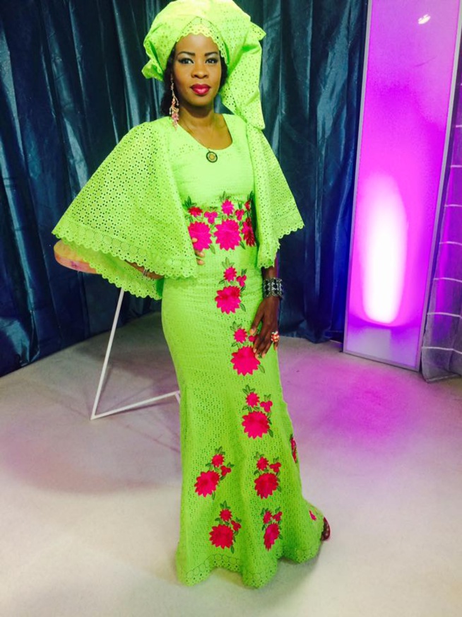 ( Photos) Alphie Ba ravissante dans une tenue stylisée