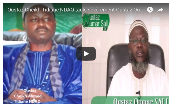 Vidéo – Cheikh Mahy Cissé répond à Oustaz Oumar Sall :” Kathior bo xamni…” Vidéo – Cheikh Mahy Cissé répond à Oustaz Oumar Sall :” Kathior bo xamni…”