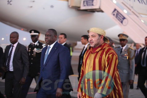 Mohammed VI est arrivé à Dakar pour une visite d’amitié et de travail Mohammed VI est arrivé à Dakar pour une visite d’amitié et de travail