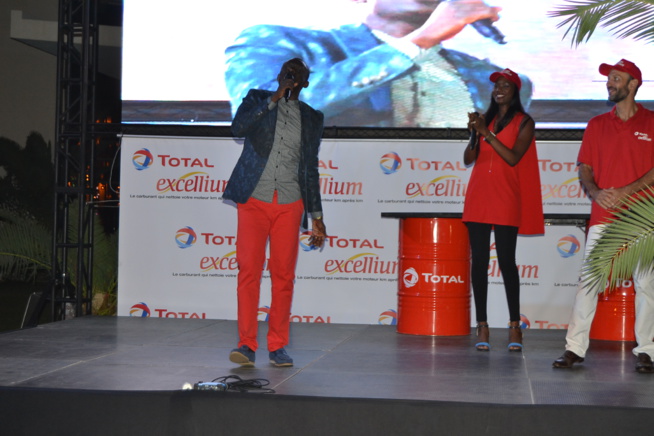 Lancement nouveau carburant, Total Excellium porte son choix sur le chanteur Pape Diouf.