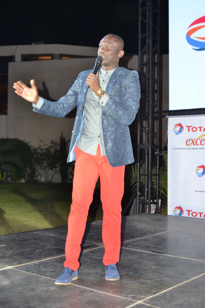 Lancement nouveau carburant, Total Excellium porte son choix sur le chanteur Pape Diouf.
