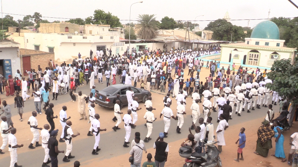 Magal à Thiès: Serigne Modou Kara en parade dans la ville