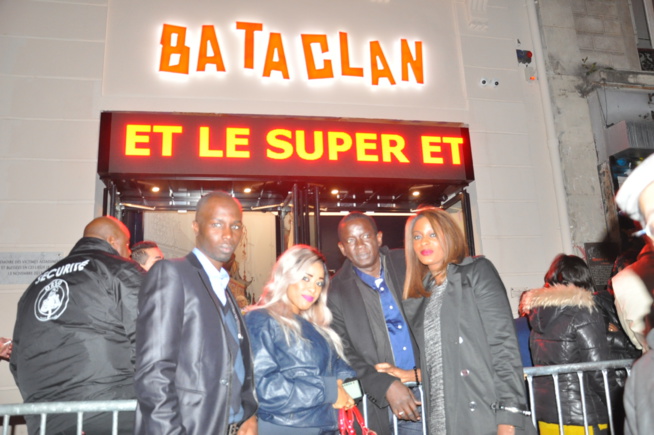 Dame Dieng PDG ALLO INFORMATIQUE et son épouse Amira en compagnie Mara digne au Bataclan.