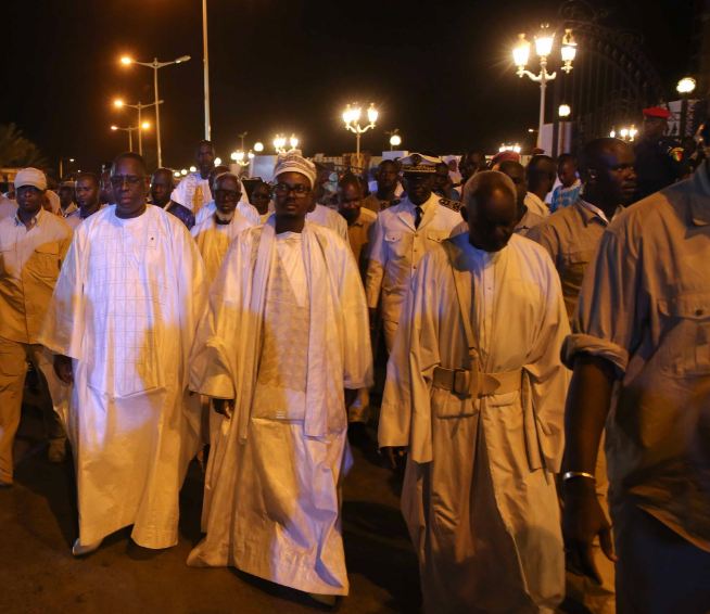 Sérigne Bass Abdoukhadre et le président Macky Sall