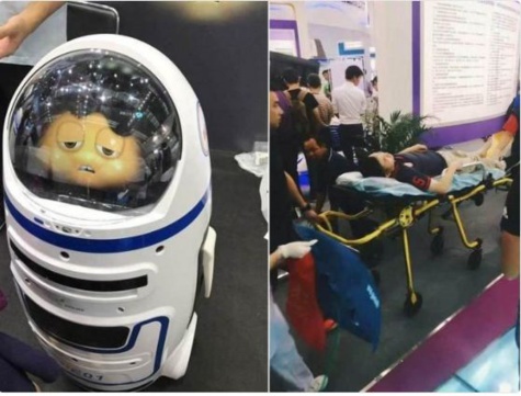 Chine : un robot domestique blesse un homme lors d’un salon Hi-tech