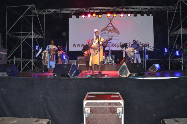 Gorée diaspora festival, l'artiste Maréma Fall met le feu sur scène.