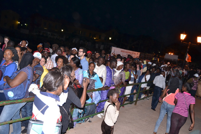 Gorée diaspora festival, l'artiste Maréma Fall met le feu sur scène.