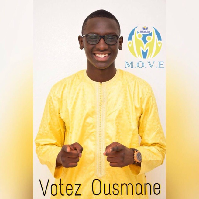CAMPAGNE SUPDECO: Votez pour Ousmane CAMPAGNE SUPDECO: Votez pour Ousmane