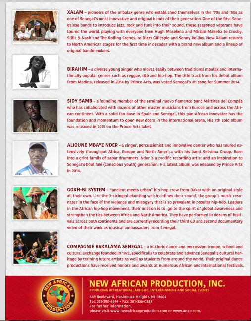 NEW AFRICAN PRODUCTION INC vous présente l' editorial for APAP 2017. NEW AFRICAN PRODUCTION INC vous présente l' editorial for APAP 2017.