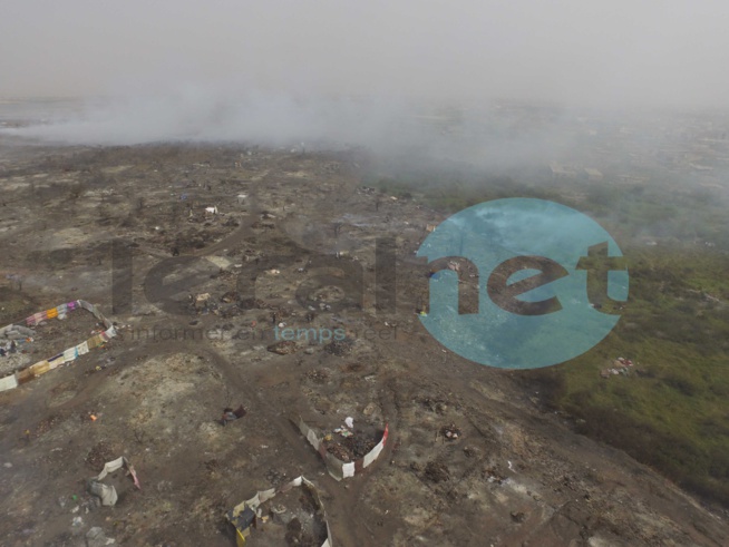 Voici les images prises par un drone, Mbeubeuss après l'incendie du jeudi dernier!! Voici les images prises par un drone, Mbeubeuss après l'incendie du jeudi dernier!!