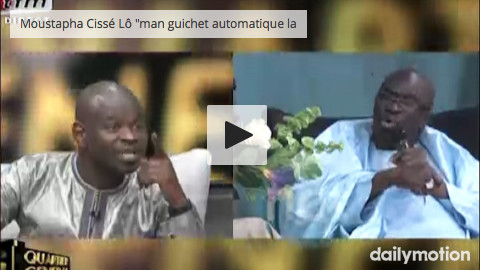 Vidéo: Moustapha Cissé Lô: "maan guichet automatique la" Vidéo: Moustapha Cissé Lô: "maan guichet automatique la"