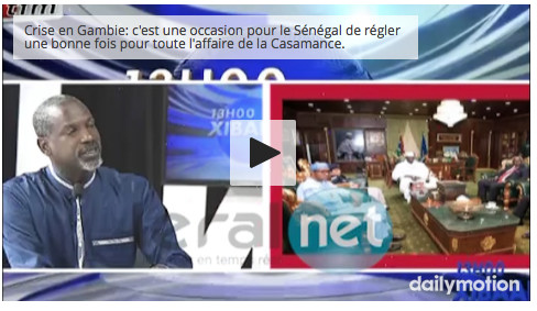 Vidéo-Crise en Gambie: Alfa Waly Diallo: "c'est l'occasion pour le Sénégal de régler une bonne fois pour toute l'affaire de la Casamance" Vidéo-Crise en Gambie: Alfa Waly Diallo: "c'est l'occasion pour le Sénégal de régler une bonne fois pour toute l'affaire de la Casamance"