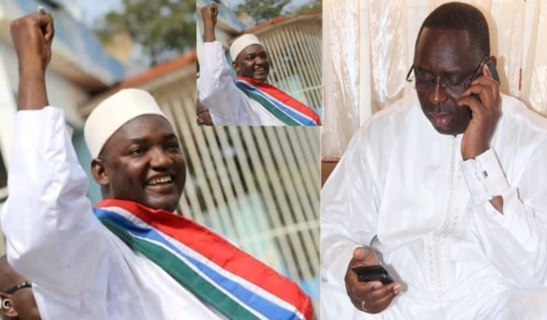 Urgent : fin de tête-à-tête entre le président Macky Sall et Adama Barrow Urgent : fin de tête-à-tête entre le président Macky Sall et Adama Barrow