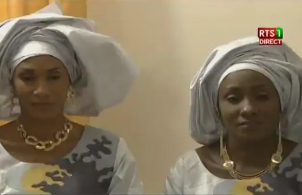 Arrêt sur image : Les deux épouse d’Adama Barro à la cérémonie d’investiture du nouveau président gambien