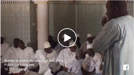 Prière du vendredi: les Présidents Adama Barrow et Macky Sall à la mosquée Omarienne en direct sur leral.net Prière du vendredi: les Présidents Adama Barrow et Macky Sall à la mosquée Omarienne en direct sur leral.net