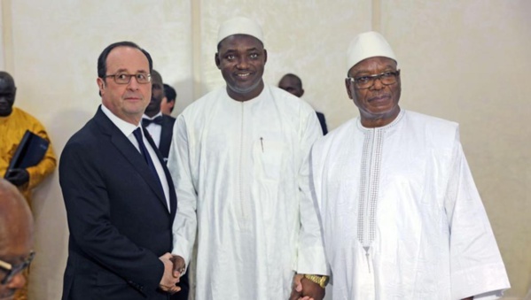 François Hollande félicite Adama Barrow et encourage la CEDEAO