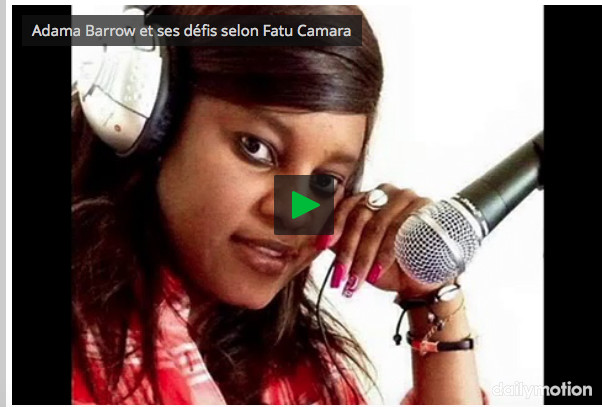 Audio- Fatu Camara parle des priorités d'Adama Barrow