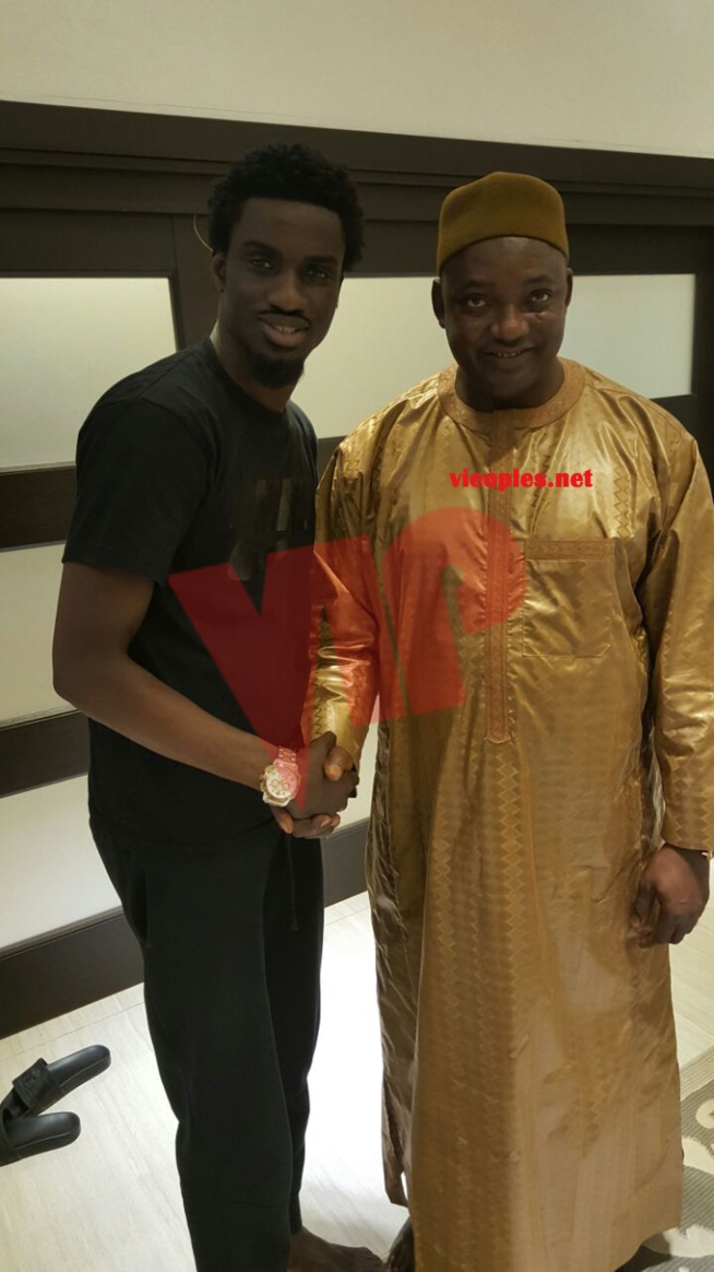 Waly Seck en visite chez e nouveau President Gambien Adama Barrow. En images Waly Seck en visite chez e nouveau President Gambien Adama Barrow. En images