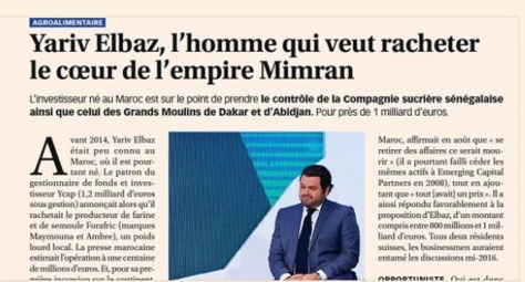 CSS et Grands Moulins de Dakar: Qui est l’acheteur des filiales agroalimentaires du groupe Mimran ? CSS et Grands Moulins de Dakar: Qui est l’acheteur des filiales agroalimentaires du groupe Mimran ?