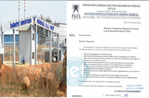 Le collège des délégués du personnel de Dangoté réclame la tête du DG Luk Helterman Le collège des délégués du personnel de Dangoté réclame la tête du DG Luk Helterman