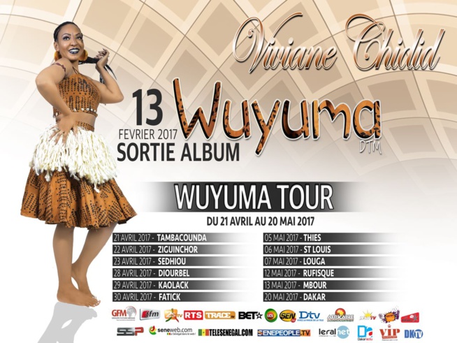 Sortie officielle du nouvel album "WUYUMA" de VIVIANE CHIDID le 13 Février suivi d'une tournée nationale intitulée "wuyuma tour" Sortie officielle du nouvel album "WUYUMA" de VIVIANE CHIDID le 13 Février suivi d'une tournée nationale intitulée "wuyuma tour"