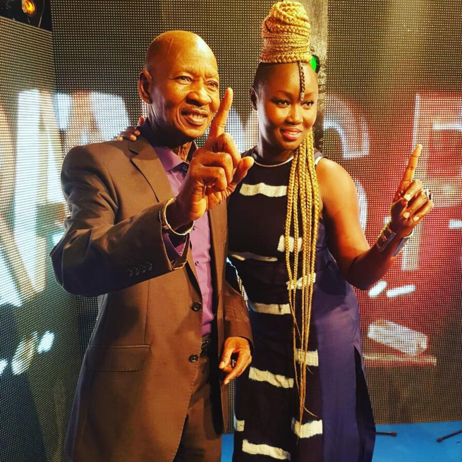 Maestro Bonkana Maiga et l'artiste sénégalaise Maréma Maestro Bonkana Maiga et l'artiste sénégalaise Maréma