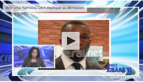Démissionnaire du Conseil supérieur de la Magistrature, Ibrahima Hamidou Déme fait des précisions Démissionnaire du Conseil supérieur de la Magistrature, Ibrahima Hamidou Déme fait des précisions