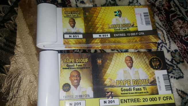 LES BILLETS SONT DISPONIBLES POUR LE 10 MARS AU GRAND THEATRE AVEC PAPE DIOUF: LA NUIT DES FANS LES BILLETS SONT DISPONIBLES POUR LE 10 MARS AU GRAND THEATRE AVEC PAPE DIOUF: LA NUIT DES FANS