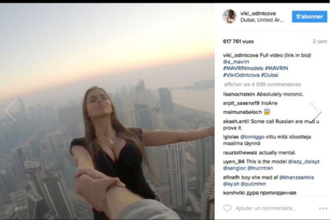 Une mannequin en garde-à -vue à Dubaï... pour une photo (très) controversée Une mannequin en garde-à -vue à Dubaï... pour une photo (très) controversée