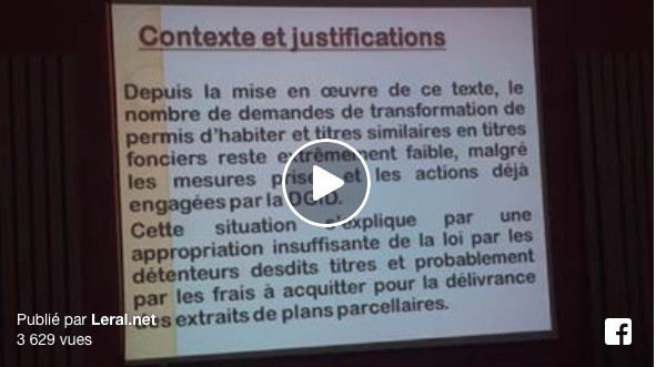 Vidéo-Photos: la rencontre entre Amadou Ba, le ministre de l'Économie, des Finances et du Plan et les acteurs du foncier
