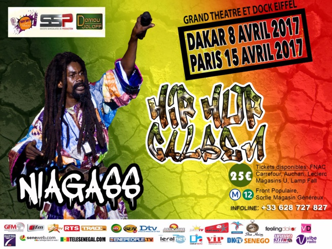 Le rap galsen pose son empreinte à Paris; 32 groupes de rap à paris ce 15 avril au Dock Eiffel.