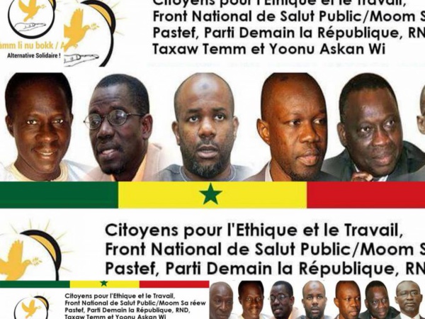 La cooalition Sàmm Li Nu Bokk met en garde le Président Macky Sall La cooalition Sàmm Li Nu Bokk met en garde le Président Macky Sall