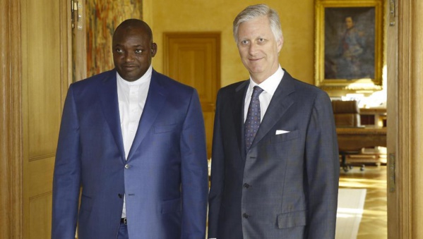 Adama Barrow aux diplomates européens:"Jammeh s'est exilé avec 80 millions d’euros (plus de 52 milliards F Cfa) !" Adama Barrow aux diplomates européens:"Jammeh s'est exilé avec 80 millions d’euros (plus de 52 milliards F Cfa) !"