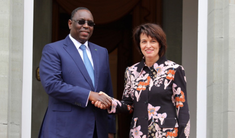 Visite officielle: Le Président Sall reçu par la présidente de la Confédération suisse Visite officielle: Le Président Sall reçu par la présidente de la Confédération suisse