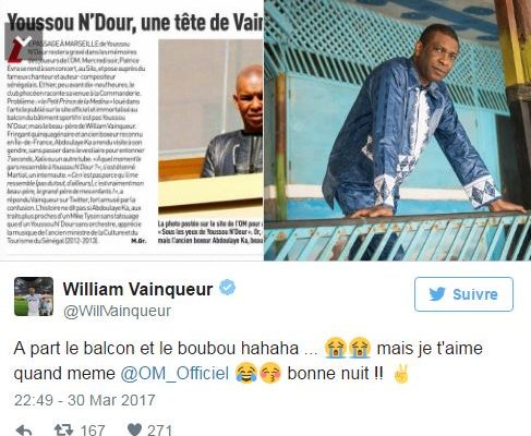 La drôle de bourde de l’OM sur Youssou Ndour La drôle de bourde de l’OM sur Youssou Ndour