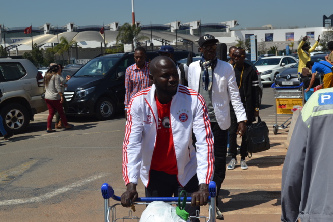 Arrivée de la génération consciente de Pape Diouf à Casablanca pour le "Grand bégué" du 08 avril.