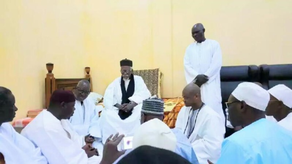 Al Amine présente ses condoléances au Khalife Général des Mourides Al Amine présente ses condoléances au Khalife Général des Mourides