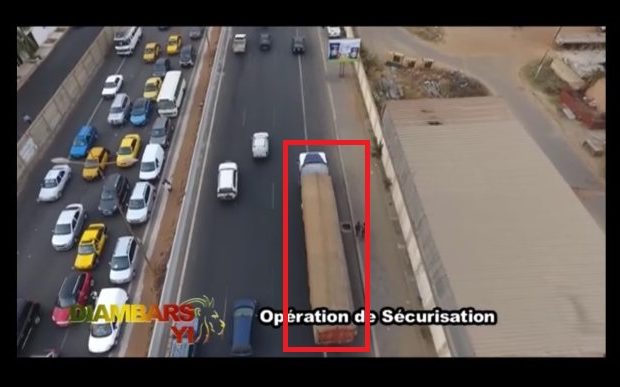 Vidéo – Arrestation spectaculaire d’un camion de « Yamba » par la gendarmérie sur l’autoroute