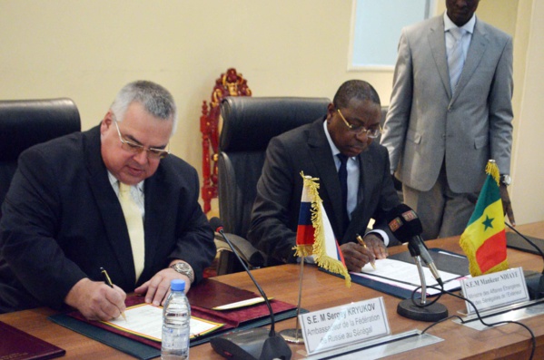 Le Sénégal et la Russie ont signé, mardi, à Moscou, "un mémorandum d’entente’’ Le Sénégal et la Russie ont signé, mardi, à Moscou, "un mémorandum d’entente’’