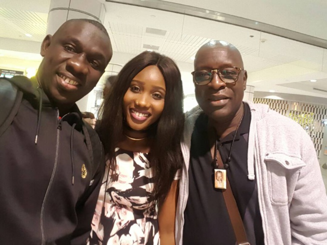 L'arrivé de Pape Diouf à Montréal en images.