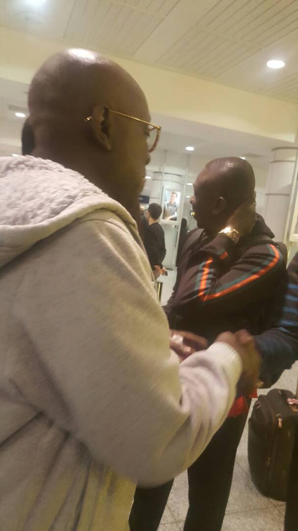 L'arrivé de Pape Diouf à Montréal en images. L'arrivé de Pape Diouf à Montréal en images.