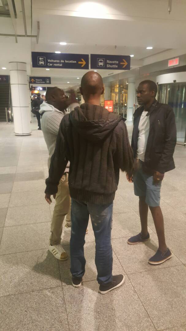 L'arrivé de Pape Diouf à Montréal en images. L'arrivé de Pape Diouf à Montréal en images.