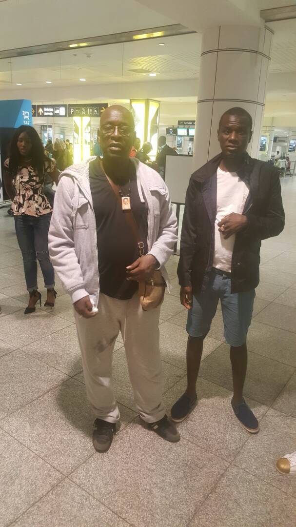 L'arrivé de Pape Diouf à Montréal en images. L'arrivé de Pape Diouf à Montréal en images.
