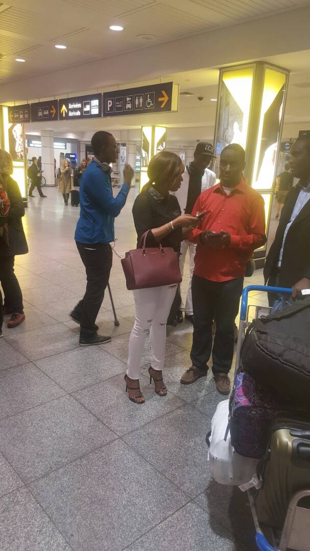 L'arrivé de Pape Diouf à Montréal en images. L'arrivé de Pape Diouf à Montréal en images.