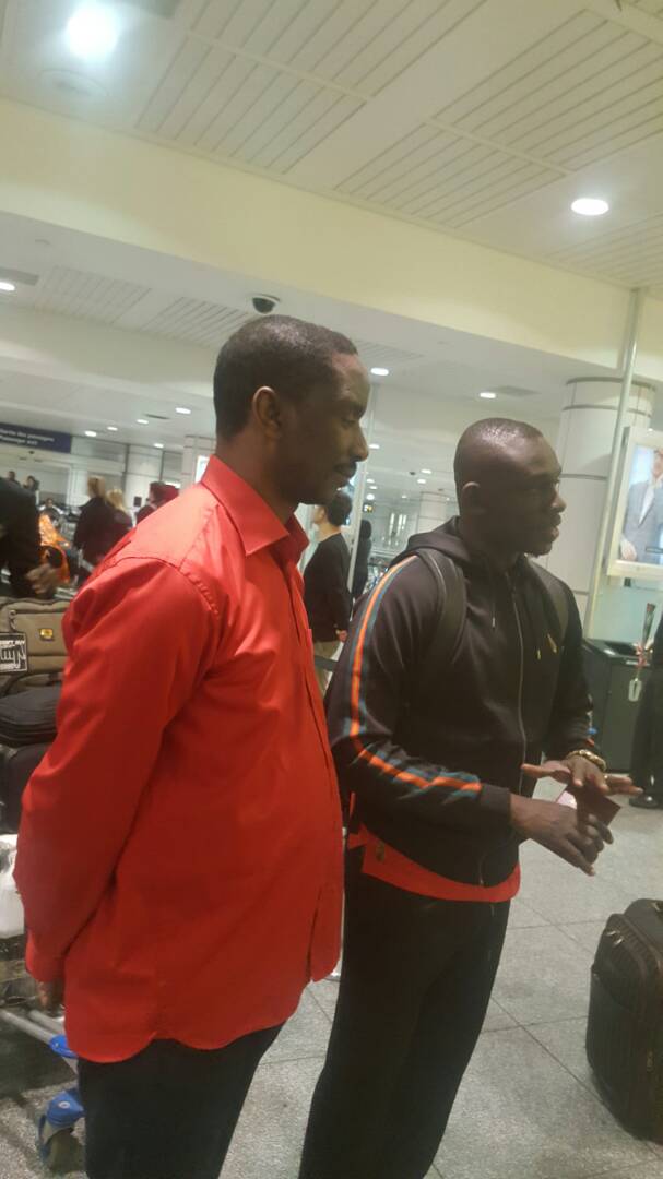L'arrivé de Pape Diouf à Montréal en images. L'arrivé de Pape Diouf à Montréal en images.